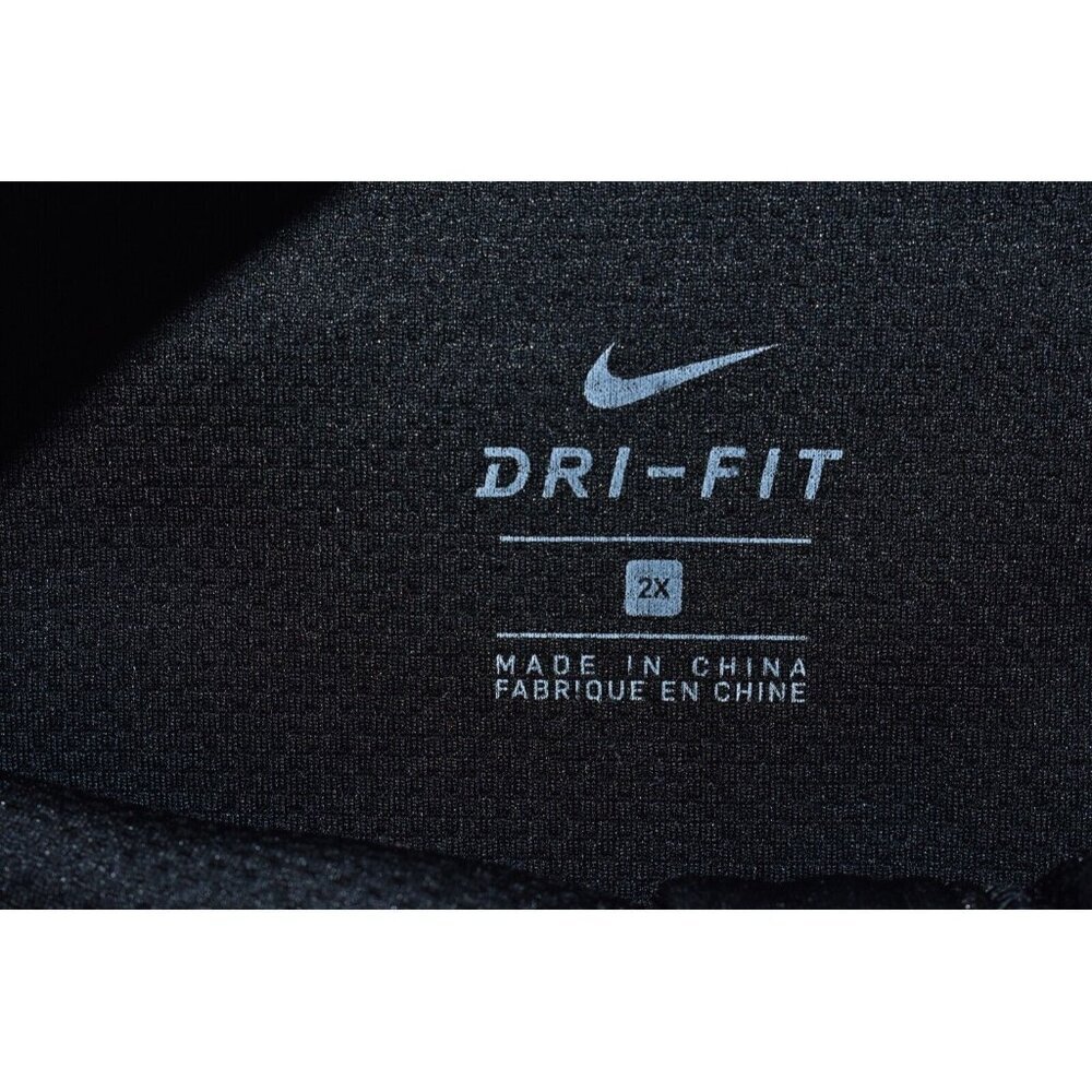 Nike Plus Zip Thru Sweat Womens Pullover Size 2X Black Cropped Funnel Neck Flaws - Picture 7 of 14